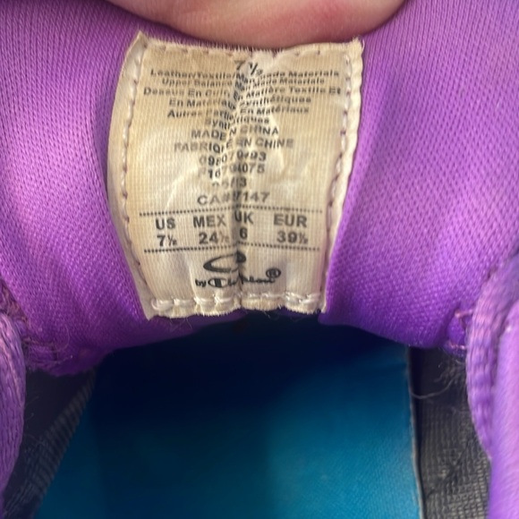 Champion running shoes C9 athletic shoes grey purple turquoise womens size 7 1/2 - Picture 8 of 8